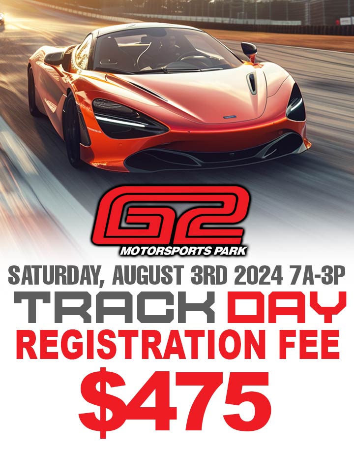 Track Day Registration Fee 8/3